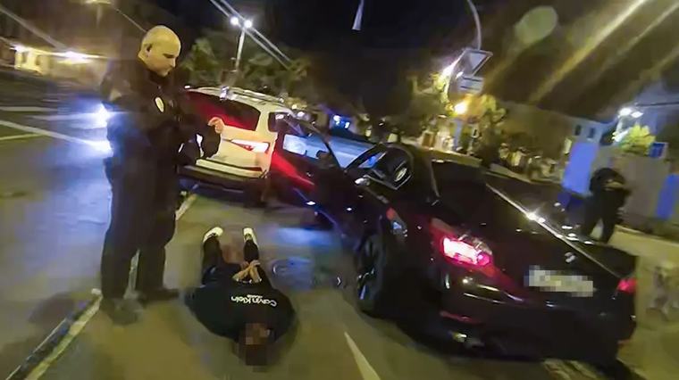 „Chtěl jsem zkusit, jestli vám ujedu,“ tvrdil plzeňským strážníkům řidič BMW plného lidí a psů