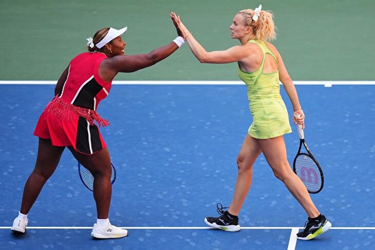 Siniaková je ve čtvrtfinále US Open! S Townsendovou předvedly obrat a stále neztratily set