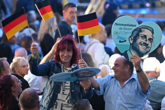 Podle šéfa hospodářského institutu snižuje síla AfD atraktivitu východu Německa
