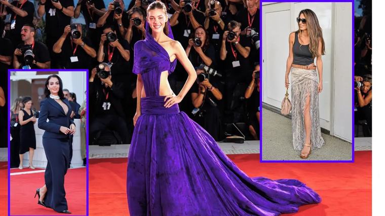 Benátky zažily nevídané: Usmíření Oasis, cena pro Nicolu Peltz Beckham, dlouhé nohy Amal i podprsenka Georginy