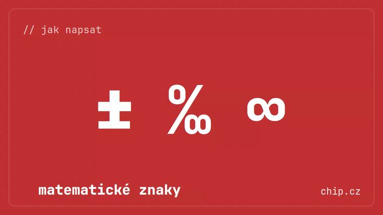 Jak napsat stupeň, procento a další matematické znaky na klávesnici: Naučte se používat klasický princip Alt-kód