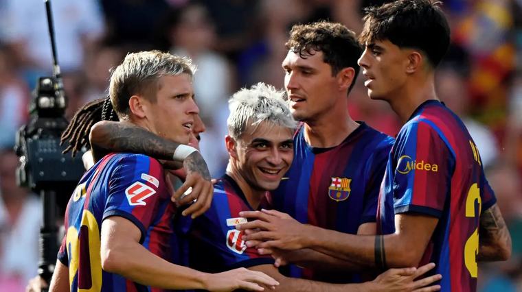 Barcelona ve španělské lize rozstřílela domácí Valencii