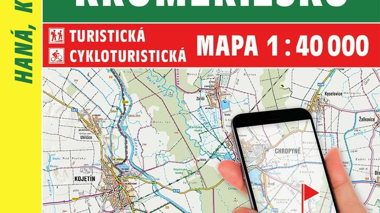 Kartografové chystají aktualizaci turistické mapy Haná, Kroměřížsko