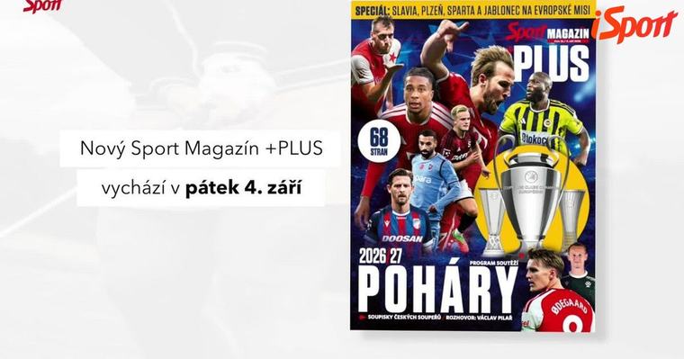 Speciál k evropským pohárům: 68 stran, soupisky, losy soutěží i Pilař o Messim