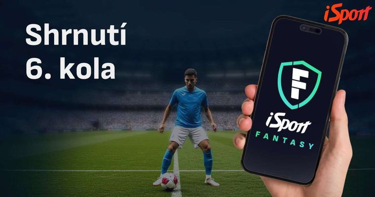 Shrnutí 6. kola iSport Fantasy: Dvojité kolo vytěžili v body pouze hráči Zbrojovky